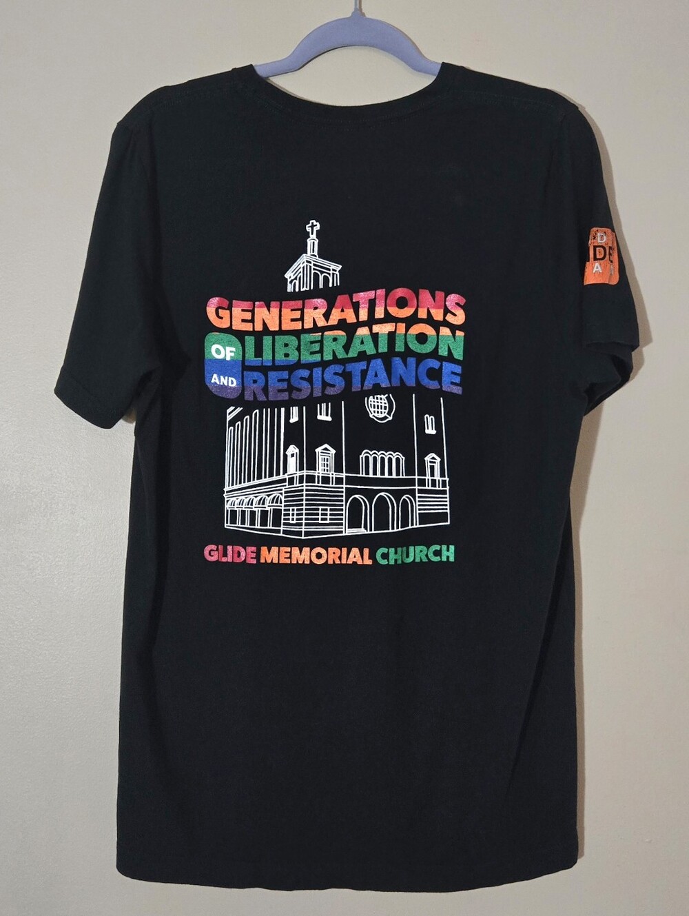 2019 GLIDE SF Pride Team Shirt -  Bay Area Activism - LGBTQ+